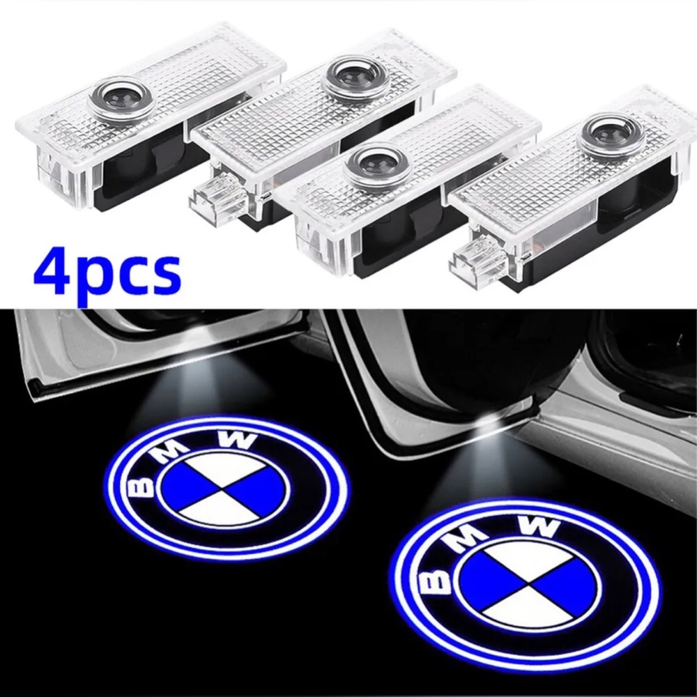 4pcs LED Car Door Light Laser Projector Logo Ghost Shadow Courtesy Light For car